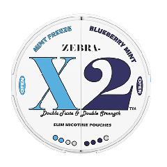 ZebraX2 Freeze Mint and Blueberry Mint